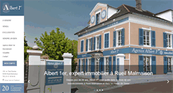 Desktop Screenshot of immobilier-albert1er.fr